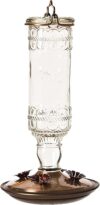 Perky-Pet Antique Glass Bottle Hummingbird Feeder 8107-1SR