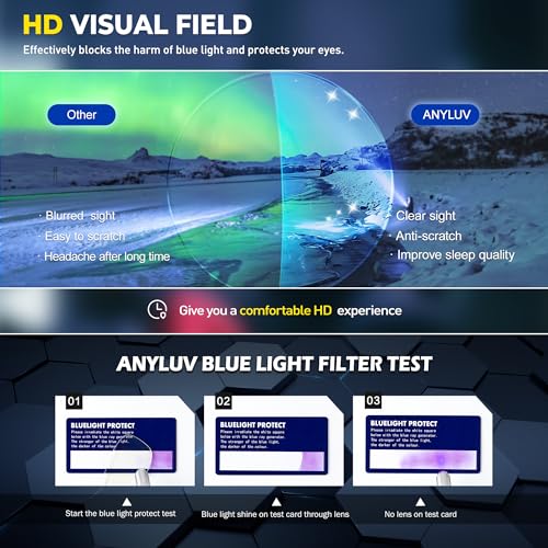 ANYLUV Blue Light Blocking Computer Glasses - Image 5