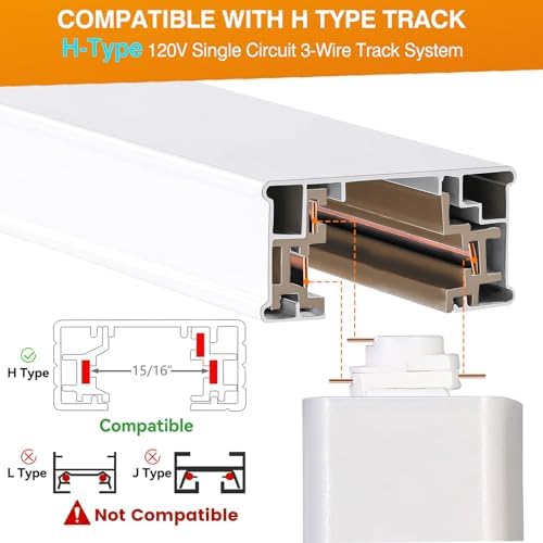 AOAXL 10W H Type Stepless Dimming LED Track Lights - Image 2