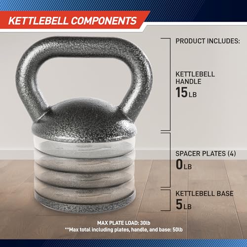APEX Adjustable Heavy-Duty Kettlebell Weight Set APKB-5009 - Image 2