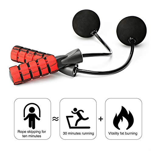 APLUGTEK Ropeless Adjustable Weighted Jump Rope - Image 3