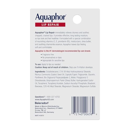 Aquaphor Lip Repair Ointment - Long-lasting Moisture - Image 2