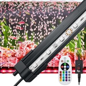 AQQA Aquarium LED Light Air Bubbler 12.6 Inch