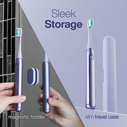 Aquasonic ADA-Accepted Rechargeable Toothbrush, Lilac - Image 4