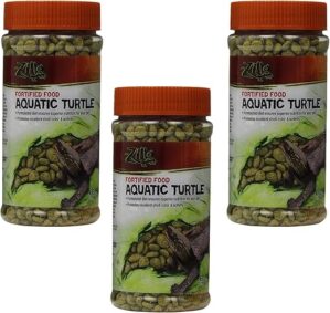 Zilla Aquatic Turtle Fortified Food, 3 Pack