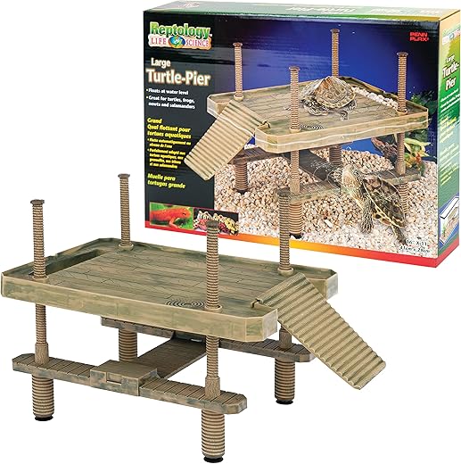 Penn-Plax Aquatic Turtle Pier Basking Platform