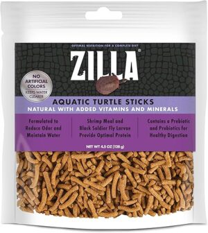Zilla Aquatic Turtle Sticks With Vitamins, 4.5 oz