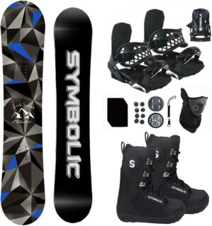 Symbolic Arctic Snowboard & Bindings Complete Package