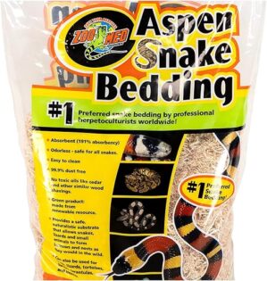 Zoo Med Aspen Snake Bedding, 8 Quarts