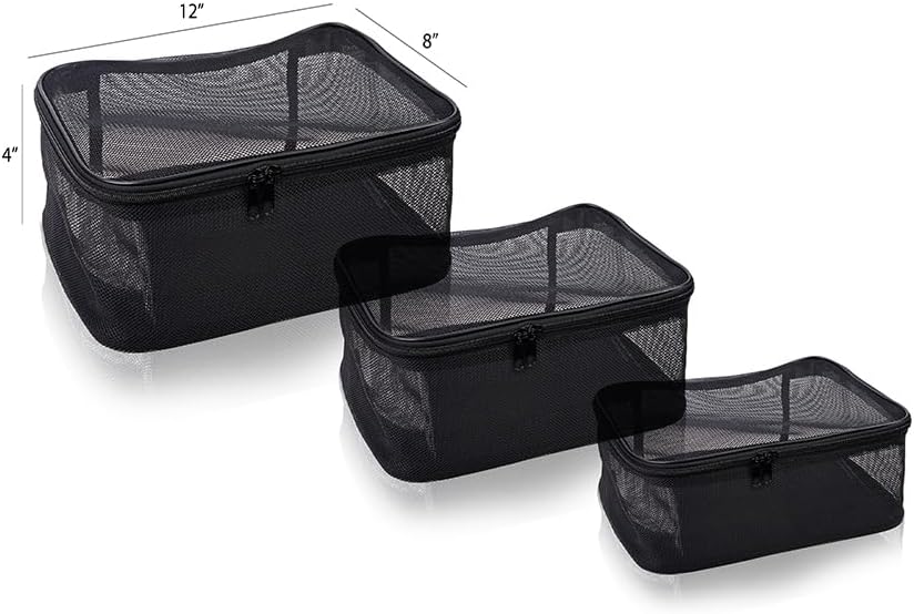 Assorted Size Cosmetics Travel Bag Set - Image 2