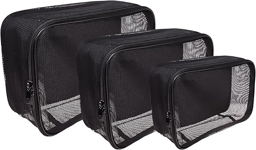 Assorted Size Cosmetics Travel Bag Set