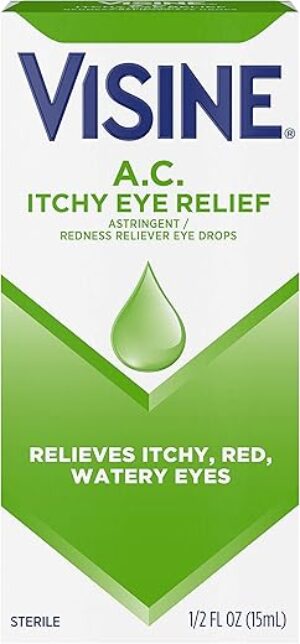 Visine Astringent Redness Reliever Eye Drops