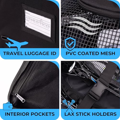 Athletico Lacrosse Duffle Bag (Black) - Image 3