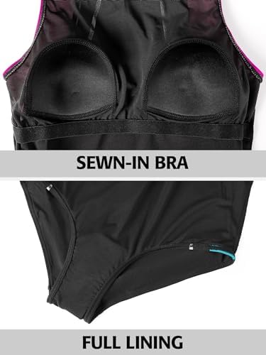 ATTRACO Women's Athletic One Piece Swimsuit - Image 3