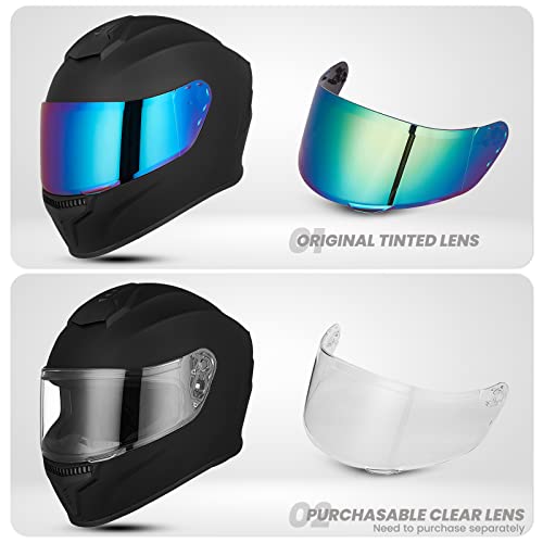 Auboa Full Face DOT Approved Motorcycle Helmet MD-813 - Image 3