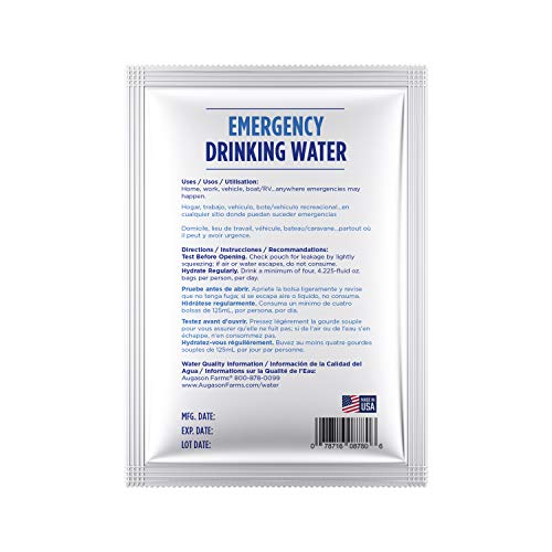 Augason Farms Emergency Drinking Water 4.22 oz (Pack 100) - Image 5