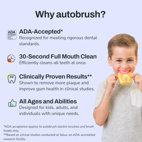 autobrush Kids U Shaped Electric Toothbrush, ADA Accepted - Image 2
