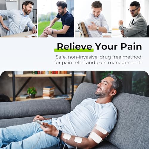 AUVON 3-in-1 TENS Unit Muscle Stimulator - Image 2