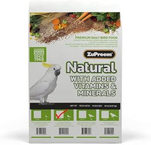 ZuPreem AvianMaintenance Natural Diet For Cockatiels