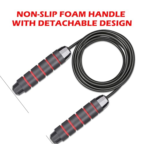 Ayxcsa Rapid Speed Jump Rope With Foam Handles - Image 2