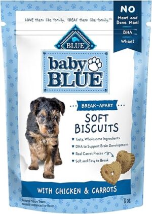 Blue Buffalo Baby Blue Soft Biscuits With DHA, Chicken & Carrots