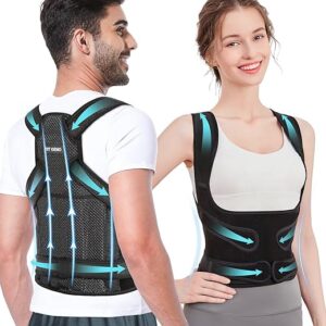 Fit Geno Back Brace & Posture Corrector, Adjustable