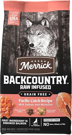Merrick Backcountry Grain Free Dog Kibble, Pacific Catch