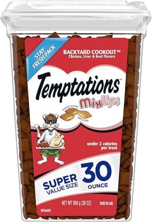Temptations Backyard Cookout Flavor Cat Treats, 30 oz