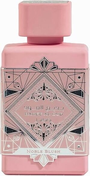 Lattafa Bade’e Al Oud Noble Blush Perfume, 3.4 Ounce