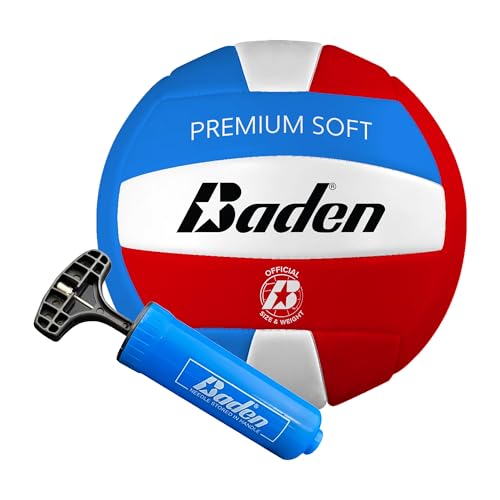 Baden Premium Soft Leather Outdoor Volleyball 6 Pack - Image 5