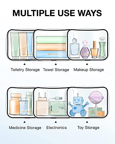 BAGSMART Clear TSA Approved Travel Toiletry Bag - Image 5