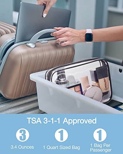 BAGSMART Clear TSA Approved Travel Toiletry Bag - Image 2