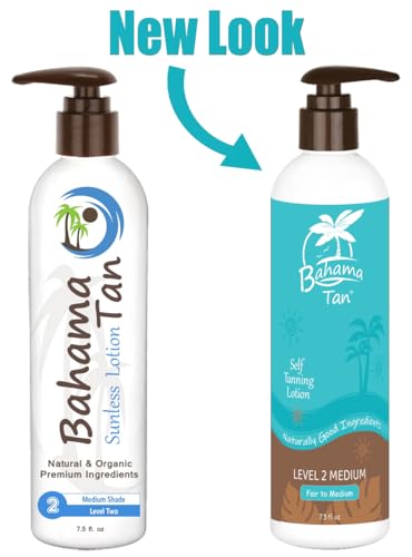 Bahama Tan Organic Self Tanner Lotion - Realistic Fake Tan & Self Tan Lotion - Image 2