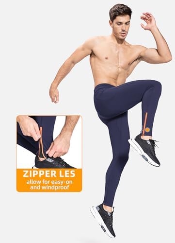 BALEAF Men's Winter Thermal Cycling Tights - Image 5