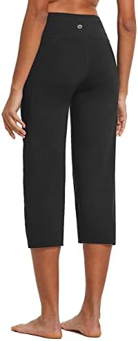 BALEAF Yoga Capris High Waist Leggings With Pockets - Image 3