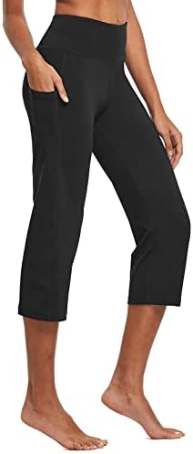 BALEAF Yoga Capris High Waist Leggings With Pockets - Image 2