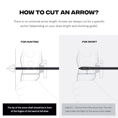 BALLISTA Hunting Arrows For Archery Bow - Carbon 30 - Image 5