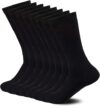 Sock Amazing Bamboo Rayon Super Soft Black Crew Socks