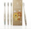 FOR MINI’S Bamboo Toothbrushes For Kids, Soft Bristle