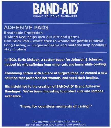 Band-Aid Tru-Stay Large Adhesive Pads, 10 ct - Image 2