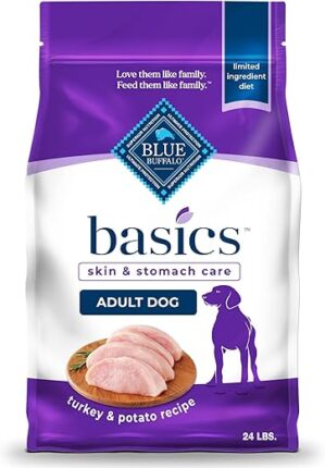 Blue Buffalo Basics Adult Dry Dog Food, Turkey Recipe