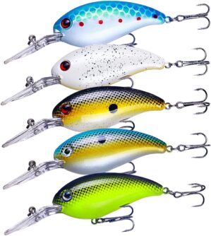 HENGJIA Bass Fishing Square Bill Crankbaits