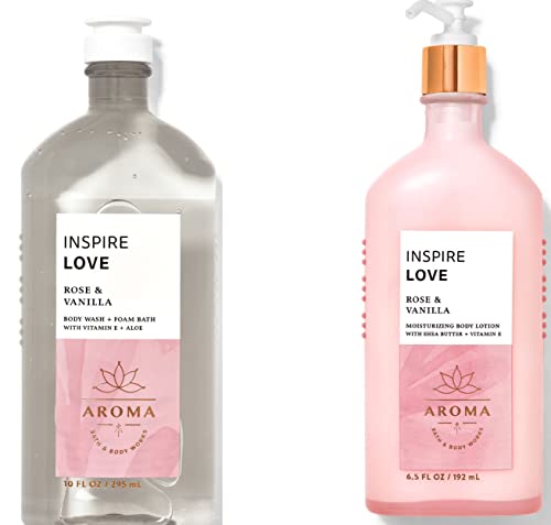 Bath & Body Works Aromatherapy Love Rose & Vanilla Duo - Image 2