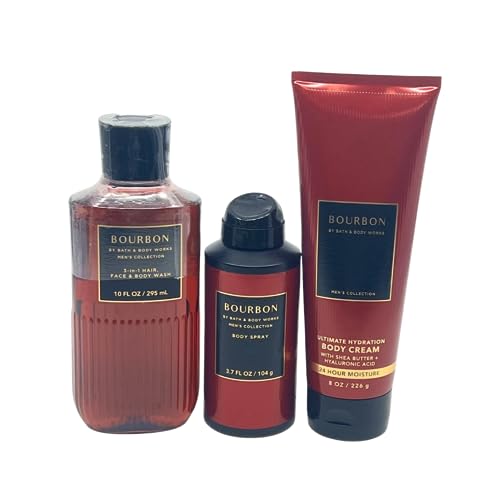Bath & Body Works Bourbon For Men 3pc Gift Pack - Image 3