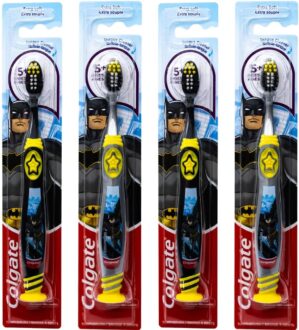 Colgate Batman Toothbrush For Kids, Extra Soft