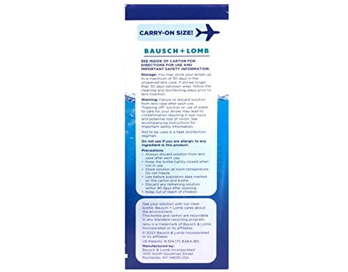 Bausch + Lomb Renu Contact Lens Solution Travel Size - Image 5