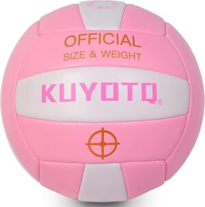 KUYOTQ Beach Volleyball Pink And Blue Official Size