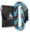 JOBEAR Athletics Beaded Jump Rope With Grip Handles