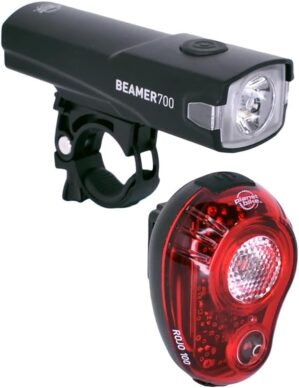Planet Bike Beamer 700 & Rojo 100 Light Set