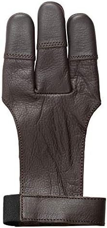 Bear Archery Leather 3 Finger Shooting Glove, ASG101L - Image 2
